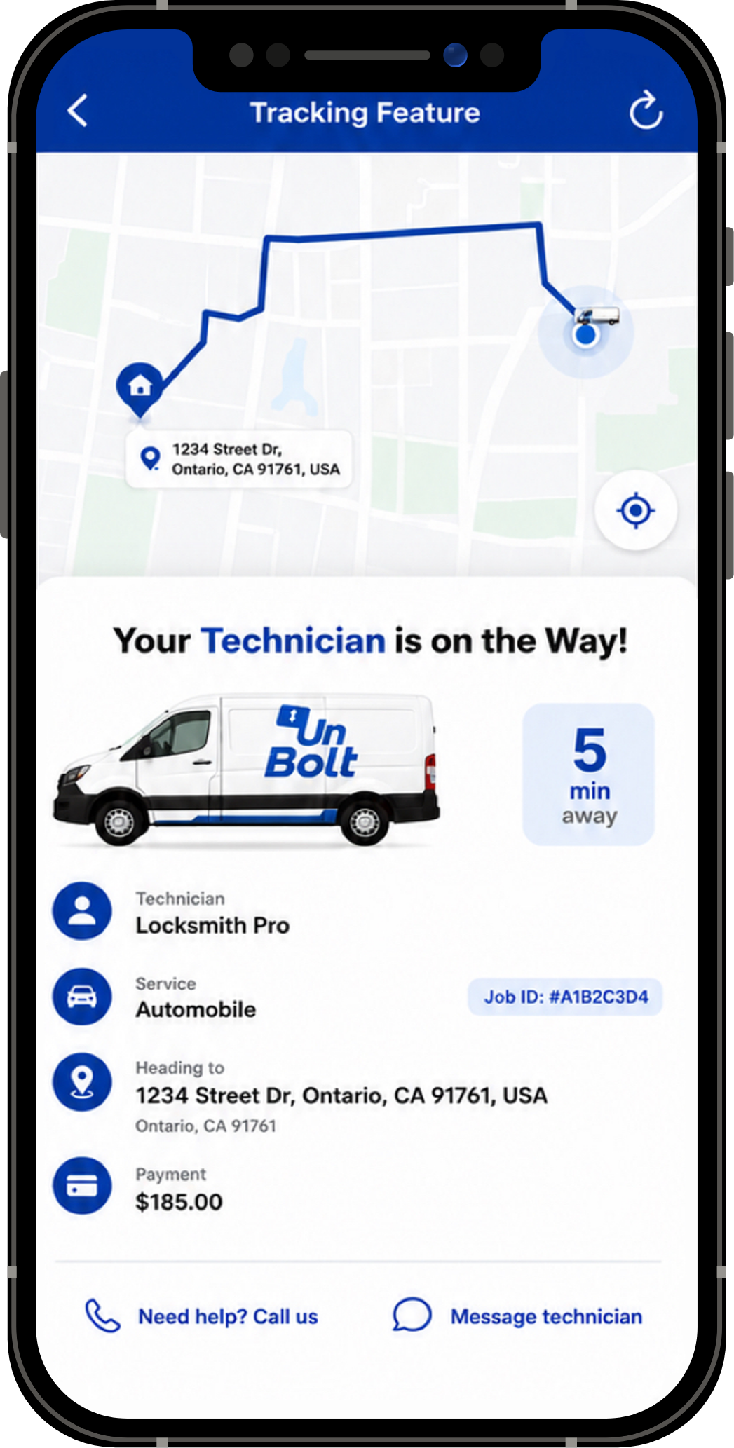 Live Arrival Tracking